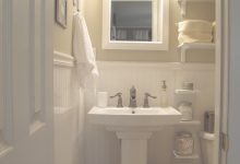 Storage Ideas For Bathrooms With Pedestal Sinks