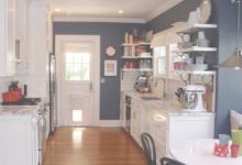 White Kitchen Cabinets Blue Walls