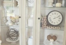 How To Decorate China Cabinet