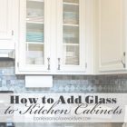 Changing Cabinet Doors To Glass