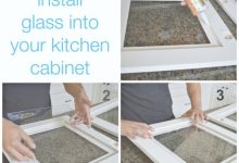 How To Build Cabinet Doors With Glass Inserts