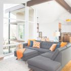 Orange And Grey Living Room Ideas