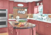 Red Kitchen Cabinets Ideas