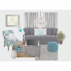 Grey And Teal Living Room Ideas