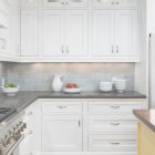 White Kitchen Cabinets Ideas For Countertops And Backsplash