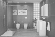 Black Gray Bathroom Ideas