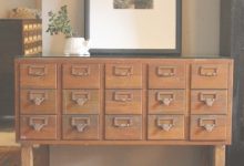 Vintage Library Card File Cabinet
