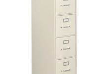 4 Drawer Letter Size File Cabinet