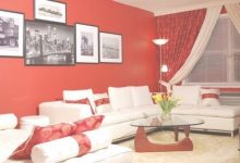 Red And White Living Room Decorating Ideas