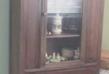 Antique China Cabinet With Glass Doors