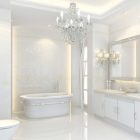 White And Silver Bathroom Ideas