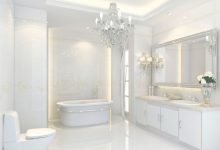 White And Silver Bathroom Ideas