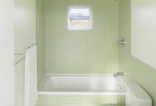 Bathroom Ideas Green And White