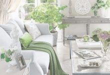 Green And White Living Room Ideas