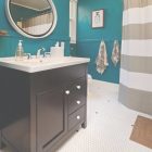Black And White And Teal Bathroom Ideas