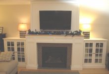 Media Cabinet With Fireplace