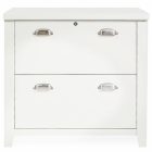 White Wood Lateral File Cabinet
