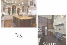 Paint Or Stain Cabinets
