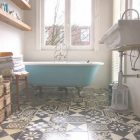 Unique Bathroom Flooring Ideas