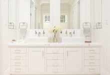 Large White Bathroom Cabinet