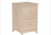 Unfinished Wood File Cabinet 2 Drawer