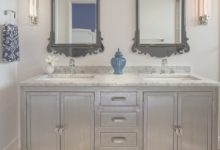 Silver Bathroom Cabinet