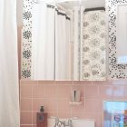 Pink Tile Bathroom Decorating Ideas