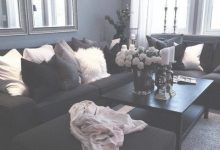 Living Room With Black Sofa Ideas