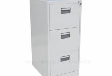 3 Drawer Metal Filing Cabinet With Lock