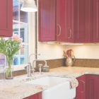 Red Cabinets Kitchen