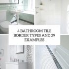 Bathroom Tile Border Ideas