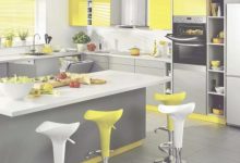 Yellow Grey Kitchen Ideas