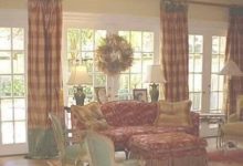 Country Living Room Curtain Ideas