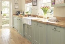 Green Painted Kitchen Cabinets