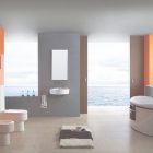 Orange And Gray Bathroom Ideas