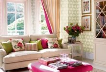 Green And Pink Living Room Ideas