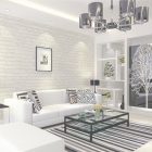 Brick Wallpaper Living Room Ideas