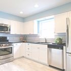White Cabinets Stainless Appliances