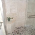 Pebble Stone Tile Bathroom Ideas