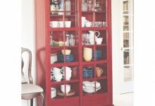 Red Glass Cabinet
