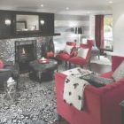 Black Red And White Living Room Ideas