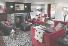 Black Red And White Living Room Ideas