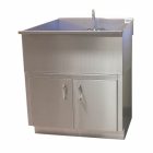 Stainless Steel Utility Sink With Cabinet