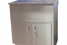 Stainless Steel Utility Sink With Cabinet
