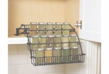 Rubbermaid Coated Wire In Cabinet Spice Rack