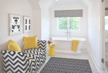 Black White And Yellow Bathroom Ideas