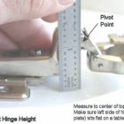How To Measure Cabinet Hinges