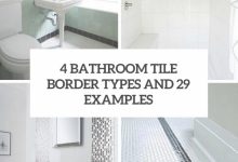 Bathroom Border Tile Ideas