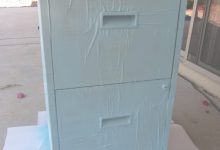How To Spray Paint Metal File Cabinet