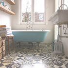 Unusual Bathroom Flooring Ideas